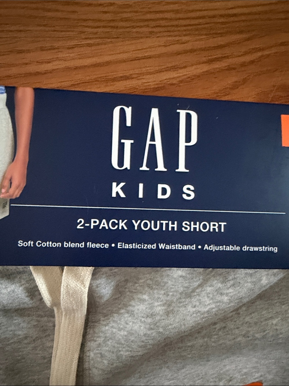 NWT GAP Kids Gray & Navy Shorts Boys size 12 - Picture 2 of 8